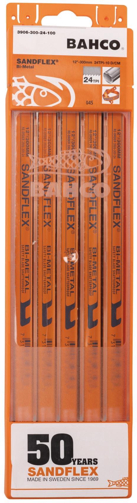 BAHCO 3906-24 HACKSAW BLADES 12 X 24 (100)