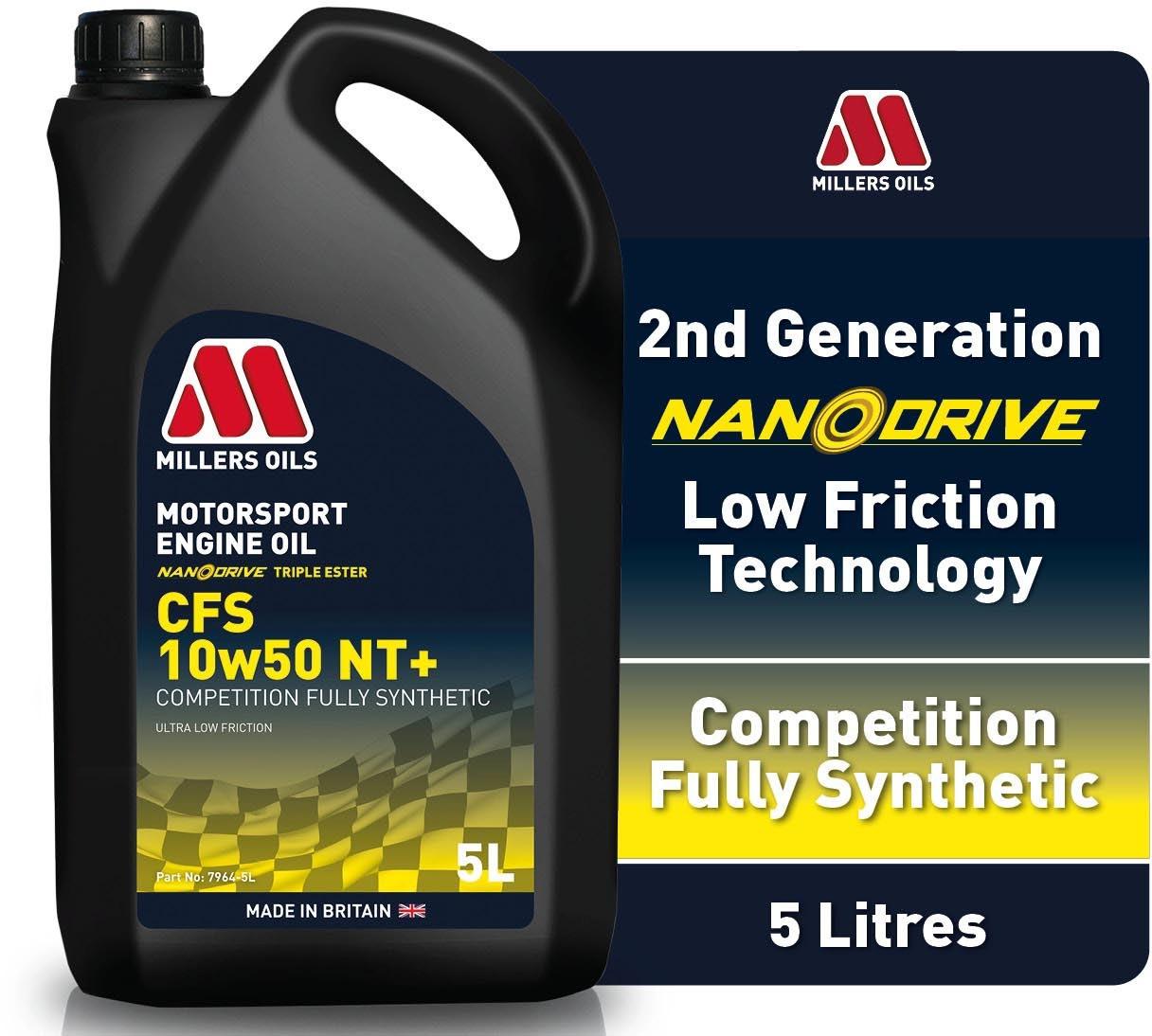 Millers Oils CFS 10W50 NT+ Motorsport Engine Oil - 5L