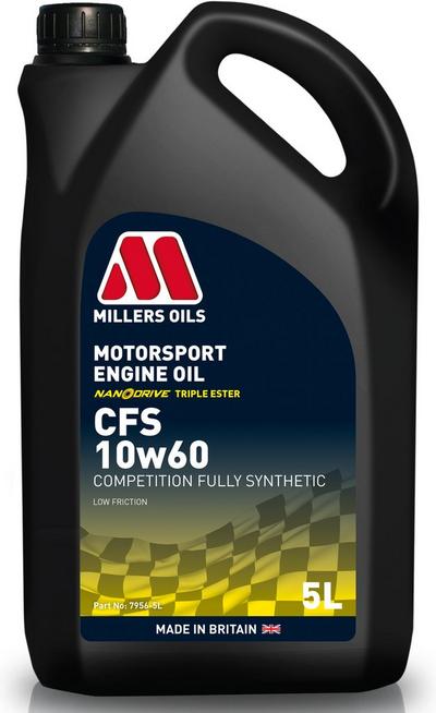 Millers Oils CFS 10W60 Motorsport Engine Oil - 5L Millers Oils CFS 10W60 Motorsport Engine Oil - 5L