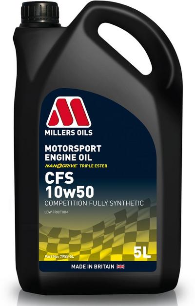 Millers Oils CFS 10W50 Motorsport Engine Oil - 5L Millers Oils CFS 10W50 Motorsport Engine Oil - 5L