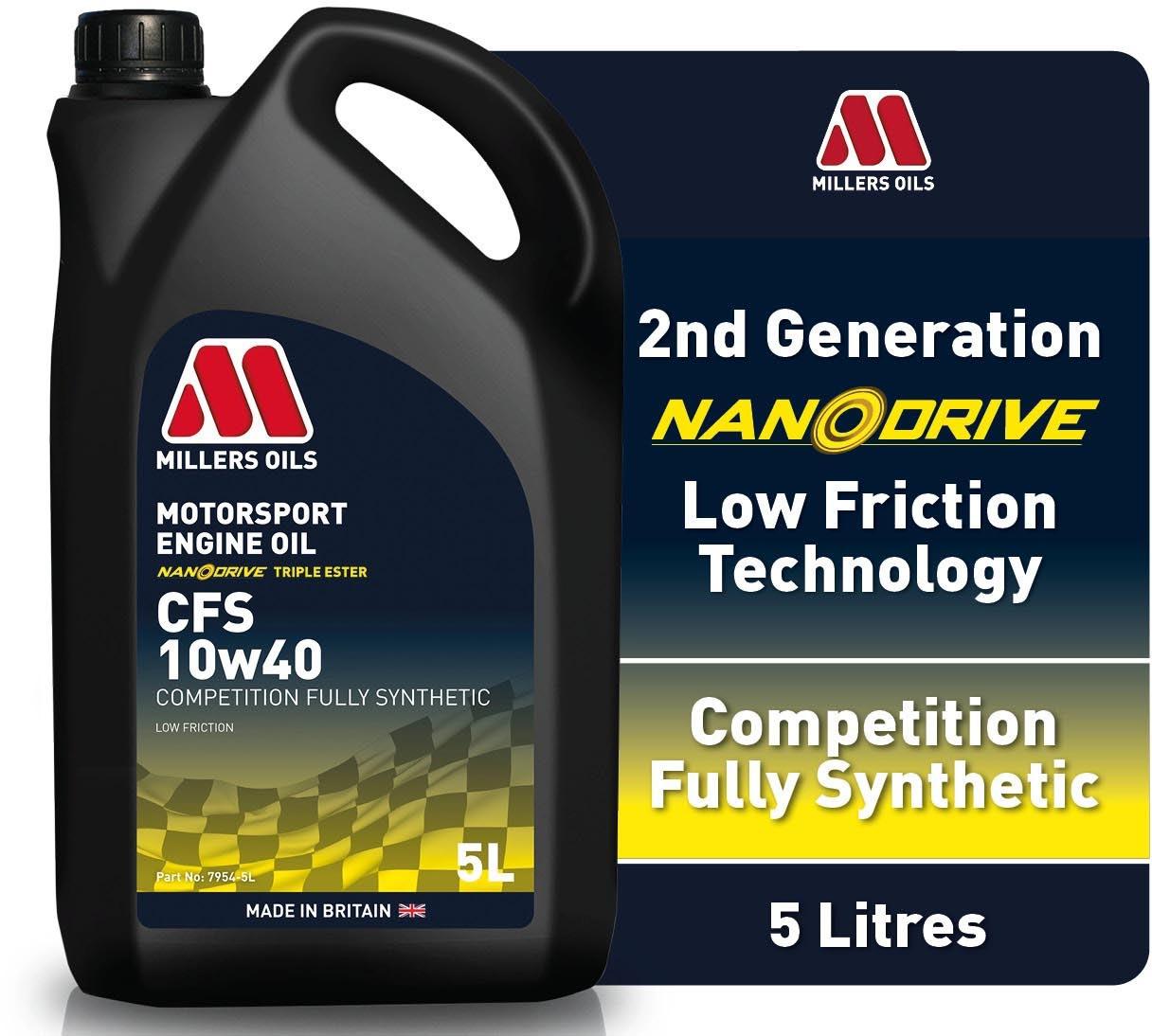 Millers Oils CFS 10W40 Motorsport Engine Oil - 5L