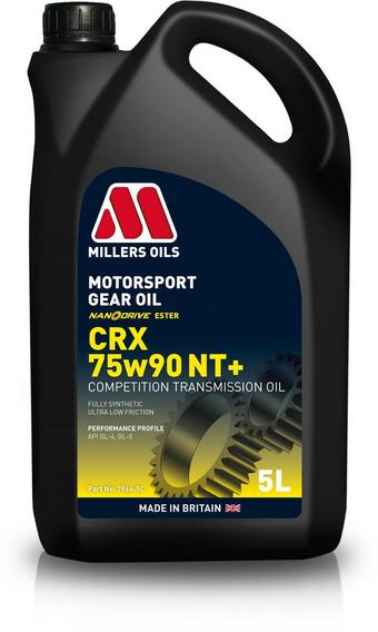 Millers Oils CRX 75W90 NT+ Motorsport Gear Oil - 5L