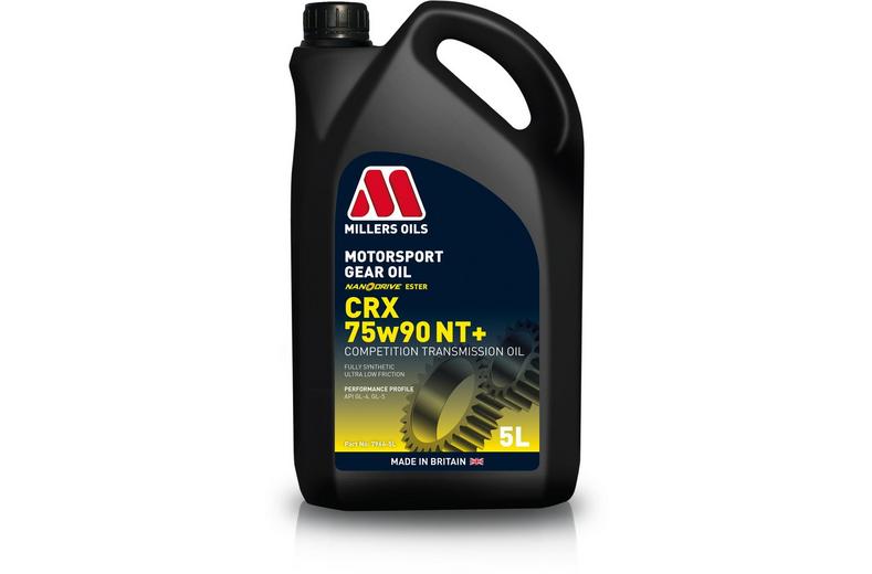 Millers Oils CRX 75W90 NT+ Motorsport Gear Oil - 5L Millers Oils CRX 75W90 NT+ Motorsport Gear Oil - 5L