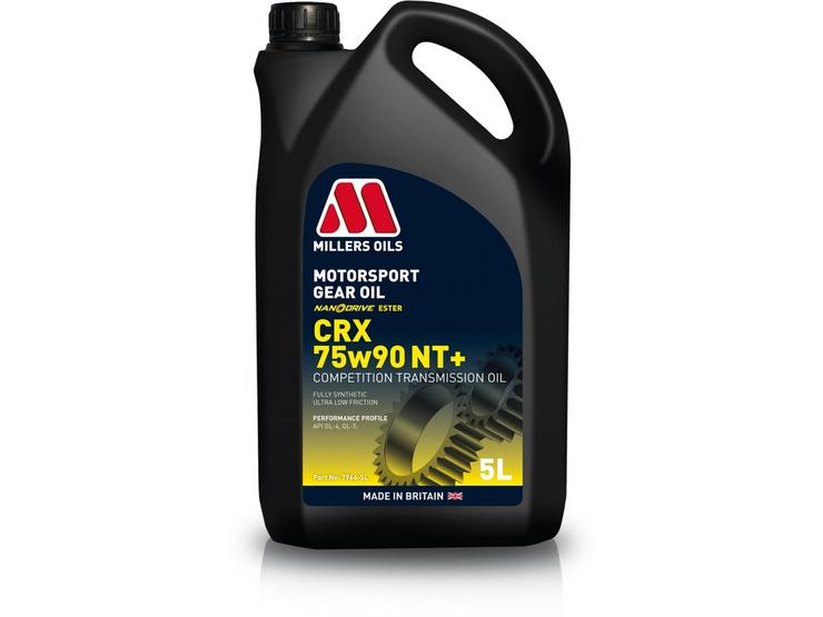 Millers Oils CRX 75W90 NT+ Motorsport Gear Oil - 5L