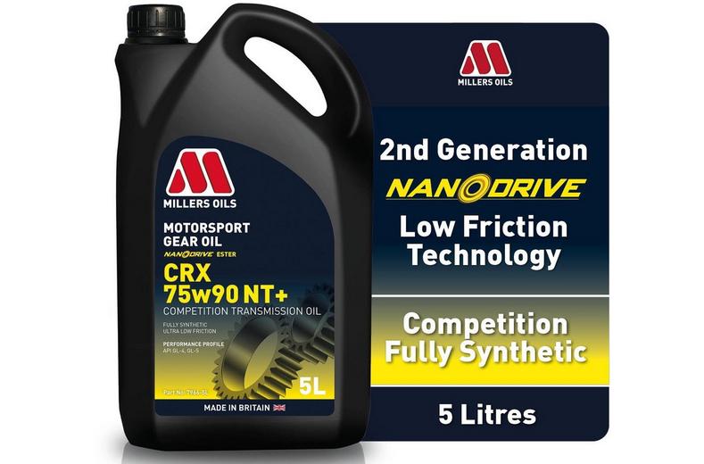 Millers Oils CRX 75W90 NT+ Motorsport Gear Oil - 5L Millers Oils CRX 75W90 NT+ Motorsport Gear Oil - 5L