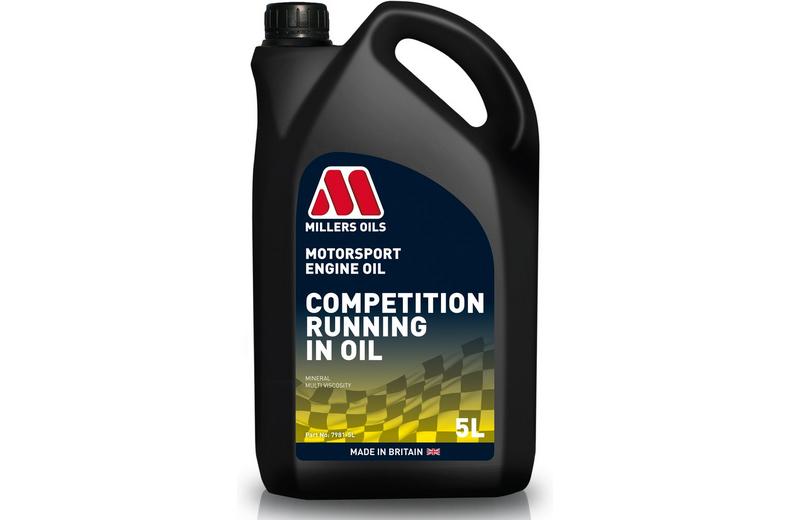 Millers Oils CRO 10W40 Motorsport Running In Oil - 5L Millers Oils CRO 10W40 Motorsport Running In Oil - 5L