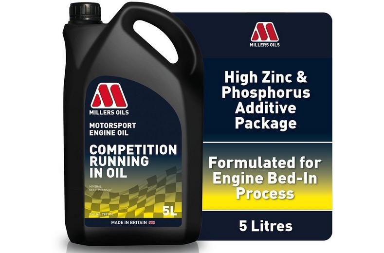 Millers Oils CRO 10W40 Motorsport Running In Oil - 5L Millers Oils CRO 10W40 Motorsport Running In Oil - 5L