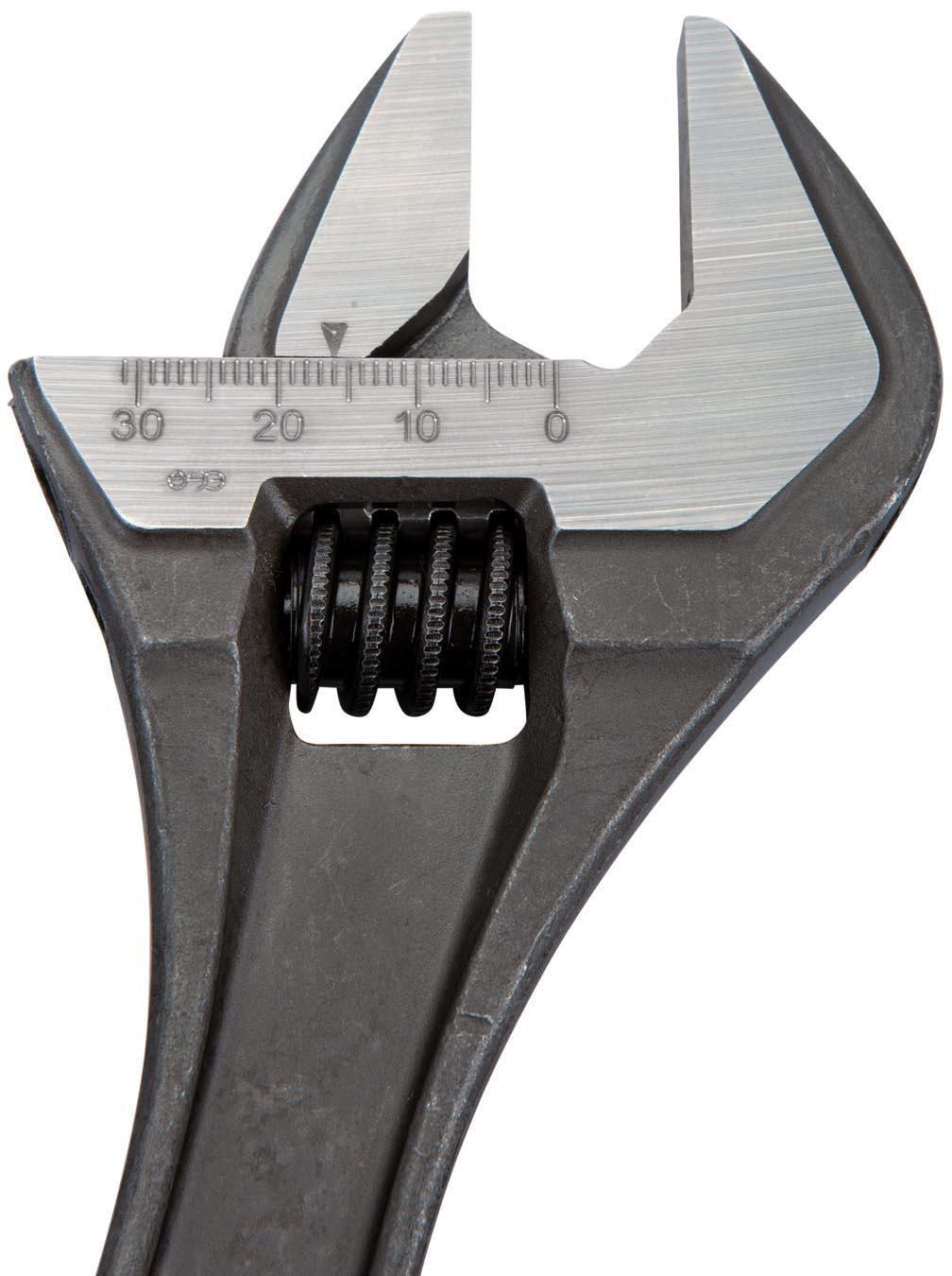 Bahco Black Adjustable Wrench 4in