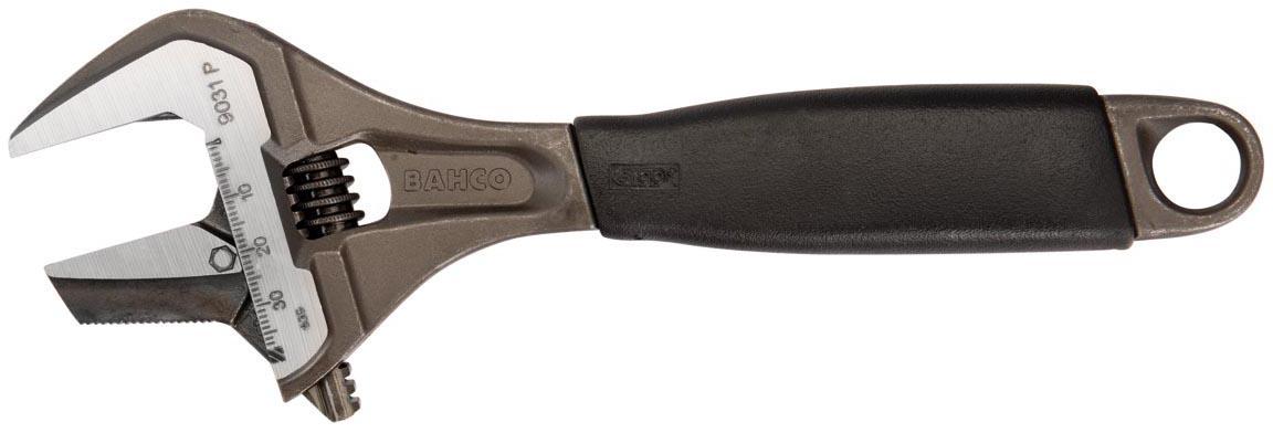 Bahco Black Adjustable Wrench 8in