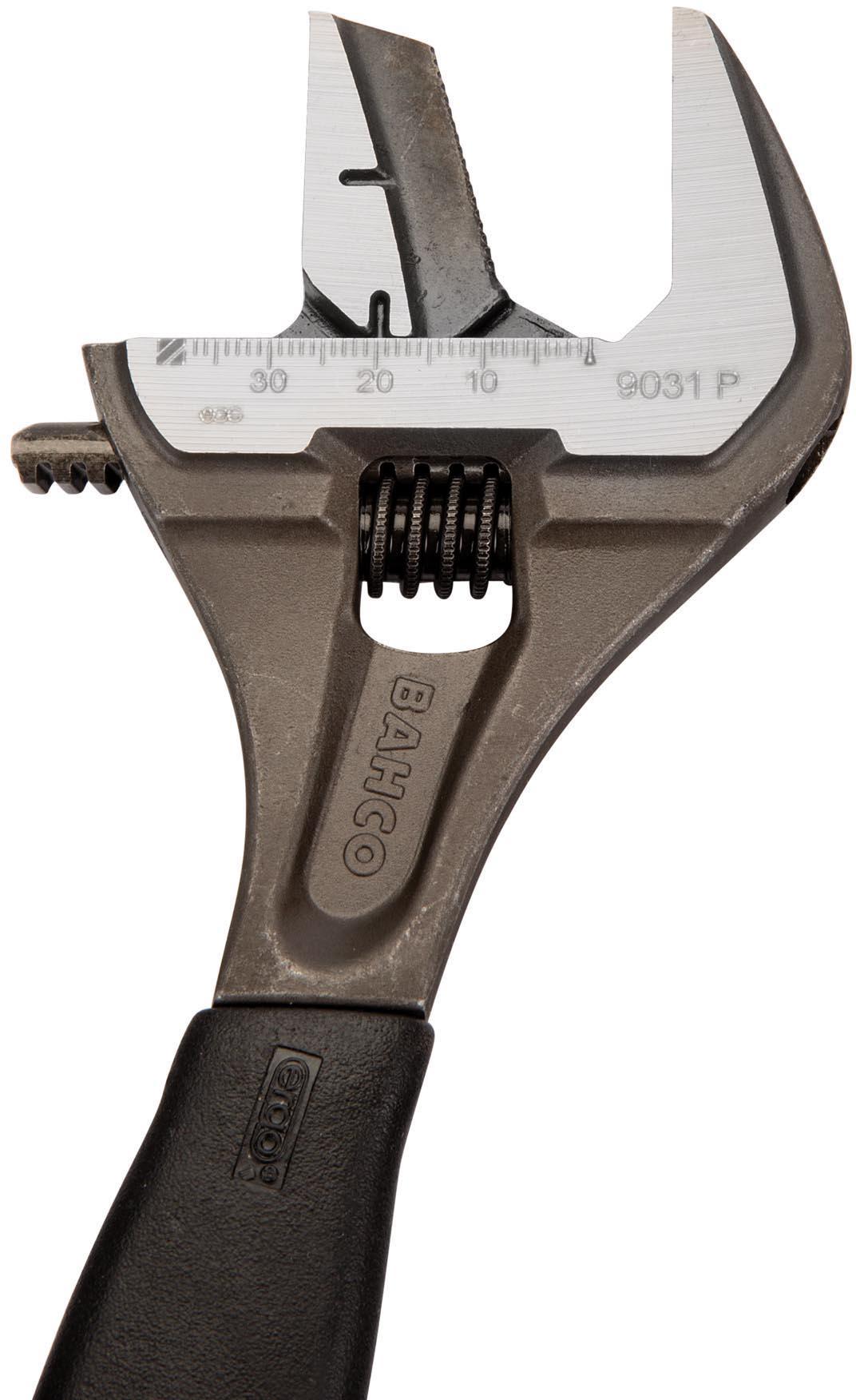 Bahco Black Adjustable Wrench 8in