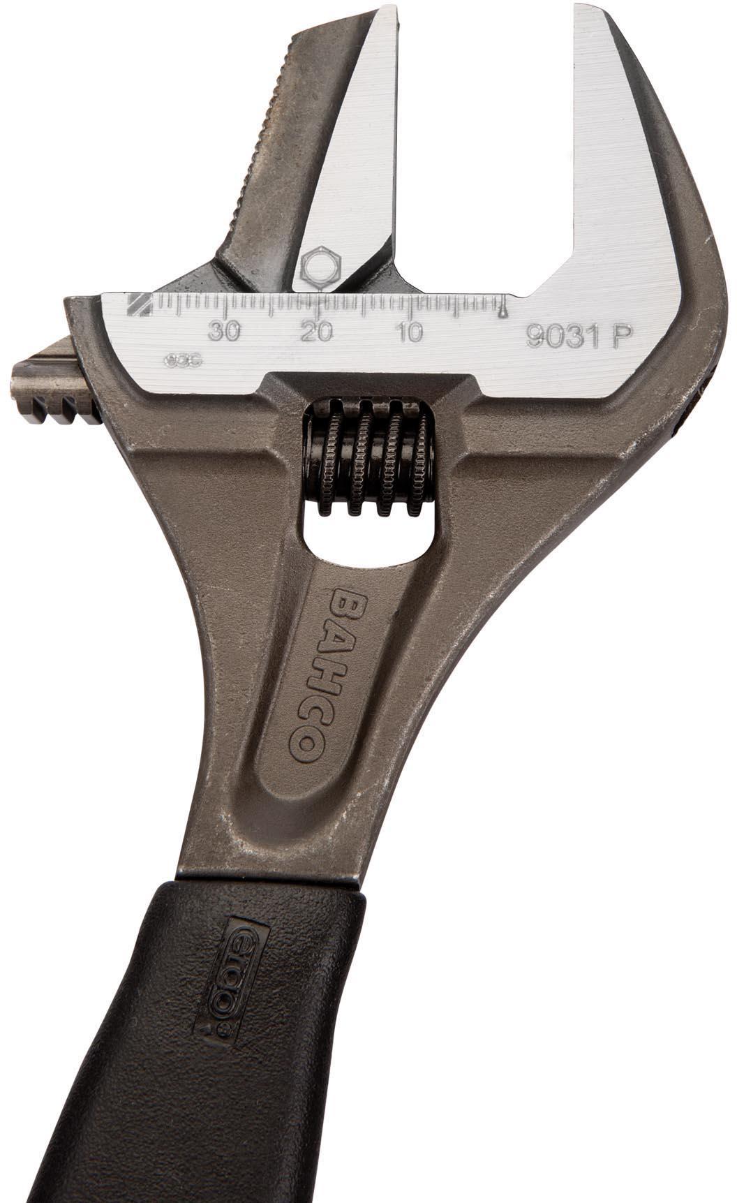 Bahco Black Adjustable Wrench 8in