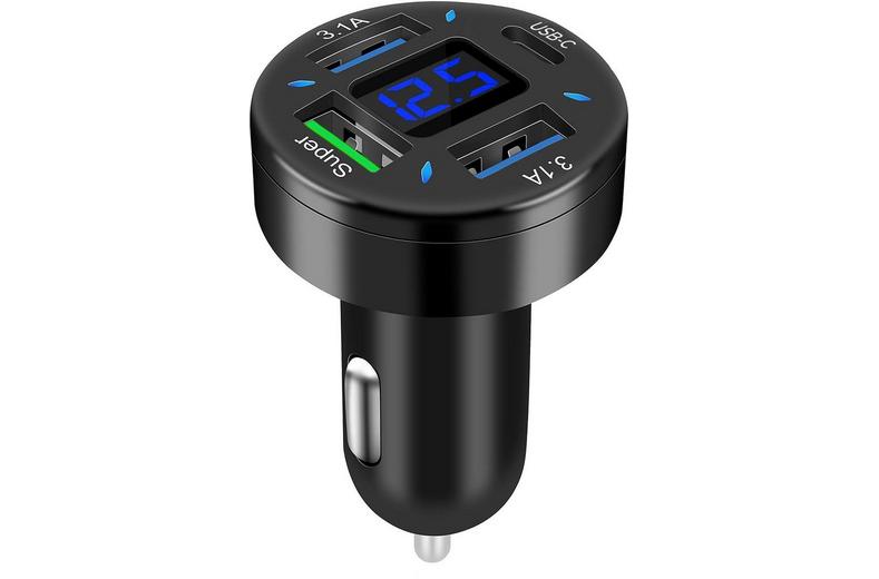 Fine & Dandy 4-Port Phone Charger Plug (Car) Fine & Dandy 4-Port Phone Charger Plug (Car)