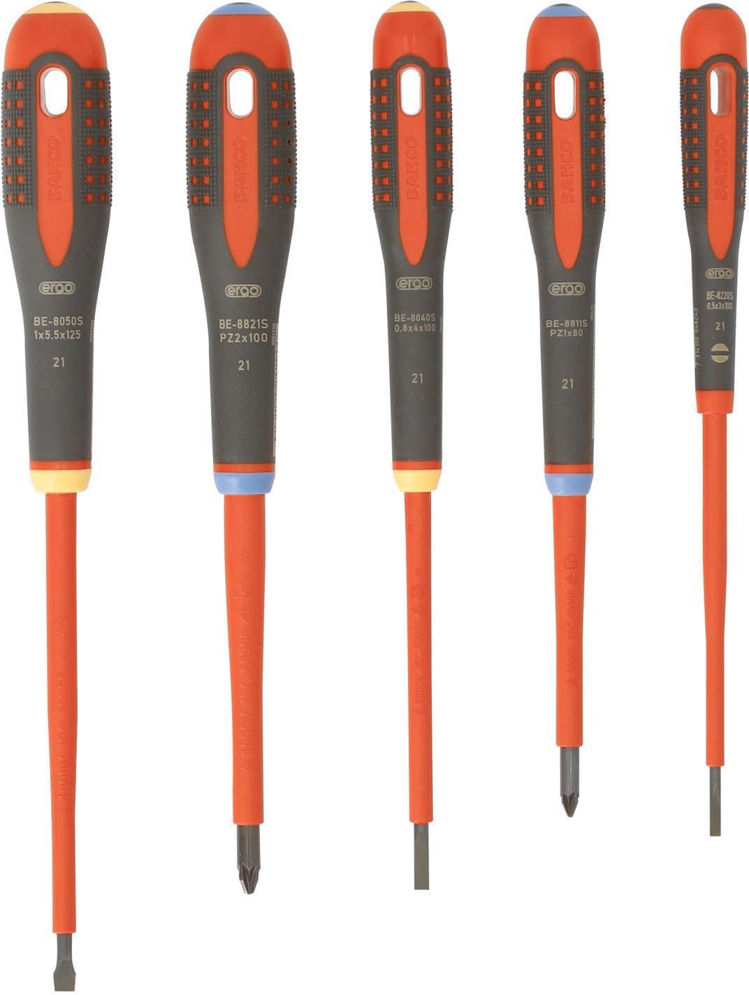 BE-9882S INS ERGO S/DRIVER SET 5PC SL/PZ