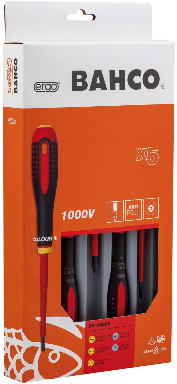BE-9882S INS ERGO S/DRIVER SET 5PC SL/PZ