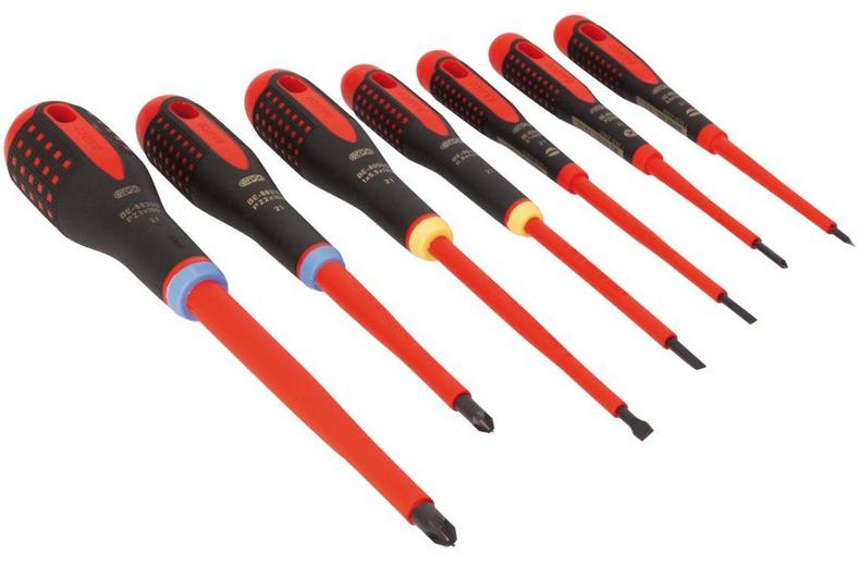 BE-9888S VDE ERGO S/DRIVER SET 7PC SL/PZ BE-9888S VDE ERGO S/DRIVER SET 7PC SL/PZ