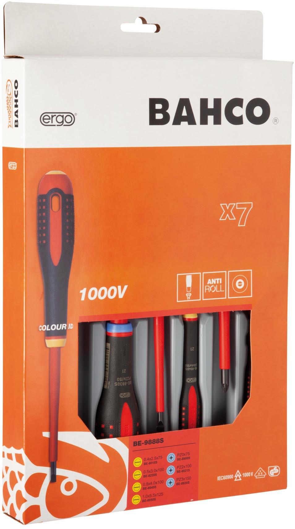 BE-9888S VDE ERGO S/DRIVER SET 7PC SL/PZ
