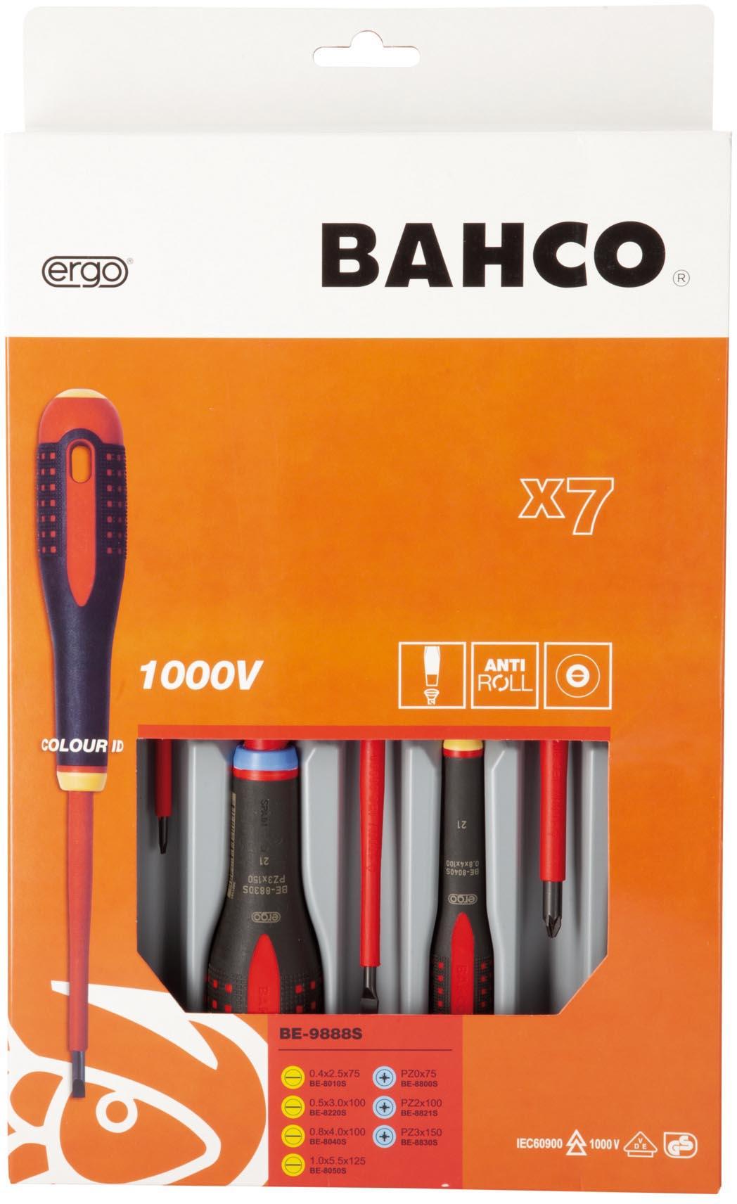 BE-9888S VDE ERGO S/DRIVER SET 7PC SL/PZ