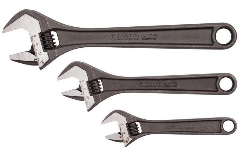 Bahco 3Pc Adjustable Wrench Set Bahco 3Pc Adjustable Wrench Set