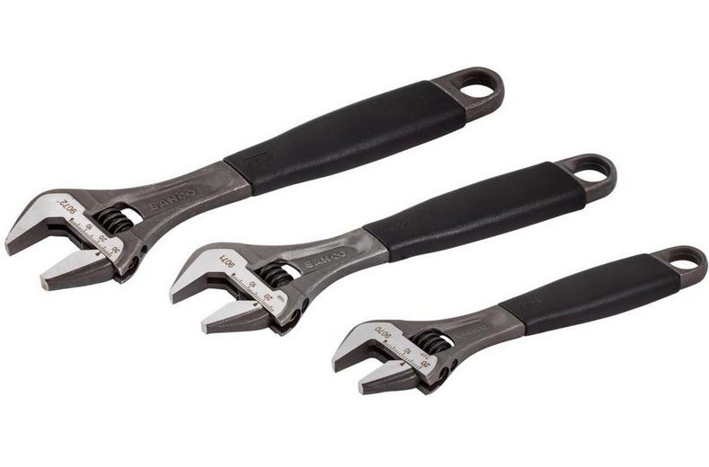 Bahco 3Pc Adjustable Wrench Ergo Grip Bahco 3Pc Adjustable Wrench Ergo Grip