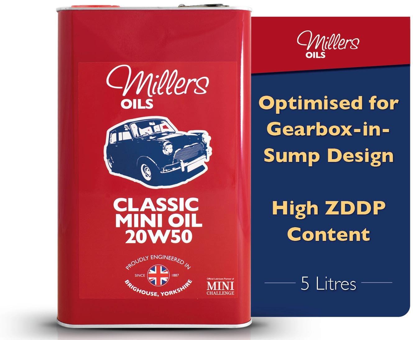 Millers Oils Classic Mini 20W50 Engine Oil - 5L