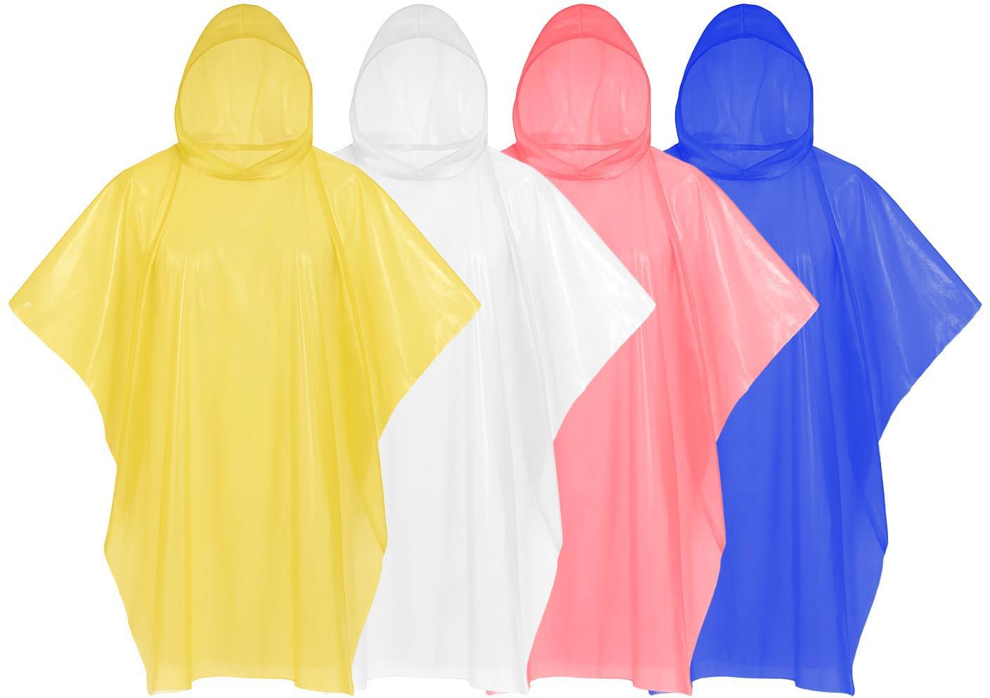Fine & Dandy Rain Coat Ponchos (4 Pack)