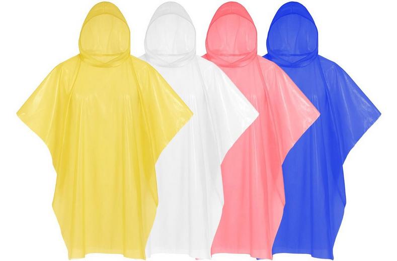 Fine & Dandy Rain Coat Ponchos (4 Pack) Fine & Dandy Rain Coat Ponchos (4 Pack)