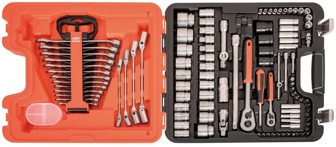 BAHCO S106 SOCKET SET 106PC 1/4 & 1/2IN DR