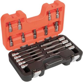 BAHCO 18 PIECE BALL HEX BIT SOCKET SET