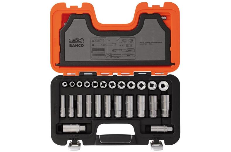 BAHCO S330L SOCKET SET 53PC MM 1/4&3/8SD DEEP BAHCO S330L SOCKET SET 53PC MM 1/4&3/8SD DEEP