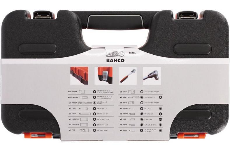 BAHCO S330L SOCKET SET 53PC MM 1/4&3/8SD DEEP BAHCO S330L SOCKET SET 53PC MM 1/4&3/8SD DEEP