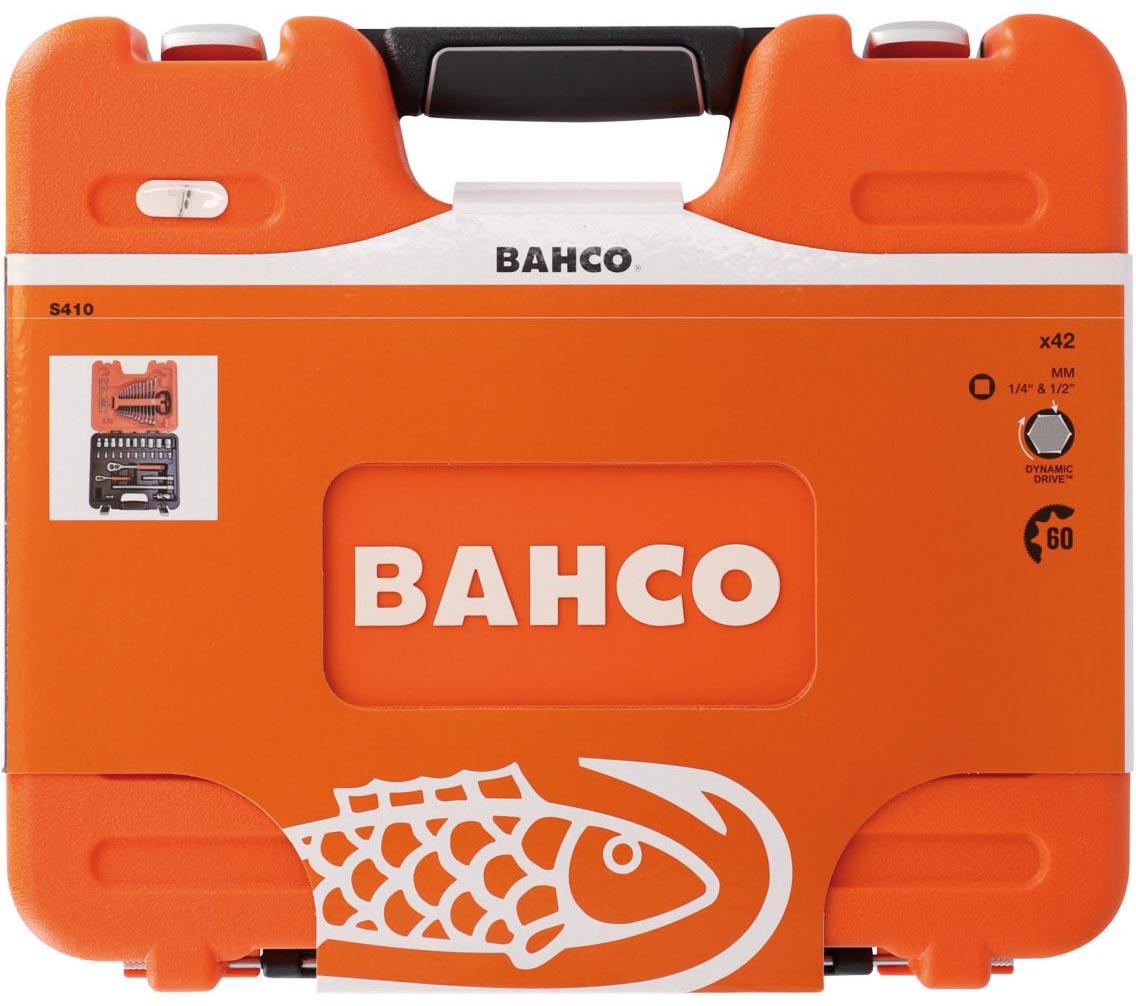 BAHCO S410 SOCKET SET 41PC 1/4IN & 1/2SQDR