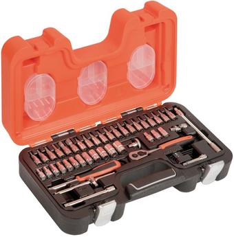 BAHCO S460 SOCKET SET 46PC 1/4IN DR