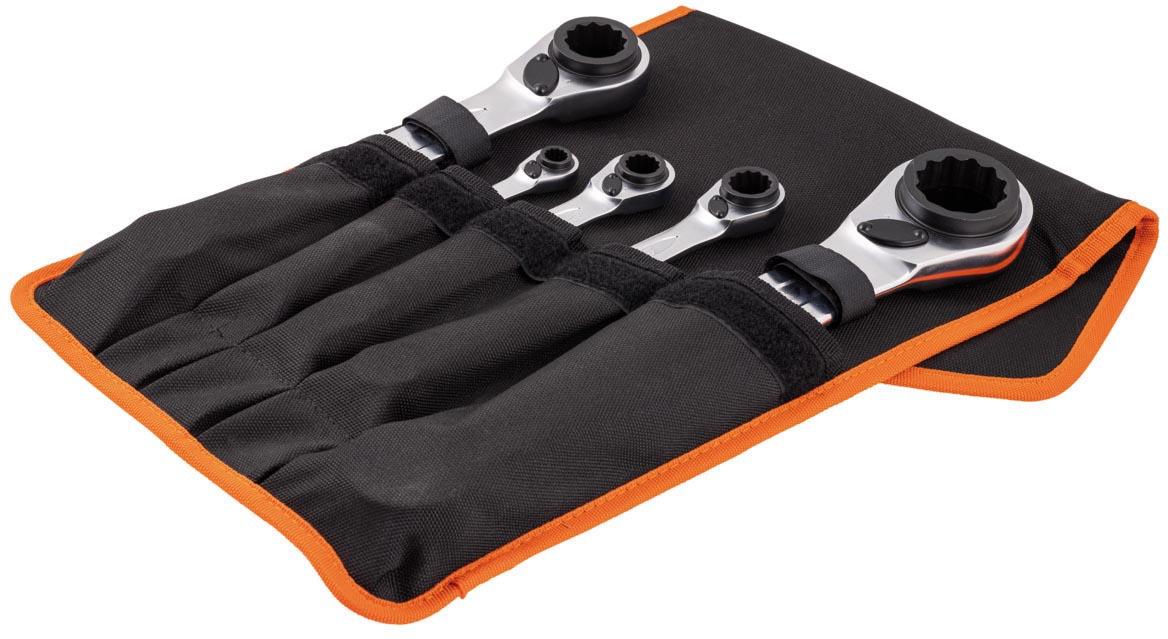 Bahco Ratchet Spanner Set 5Pc 8-36mm