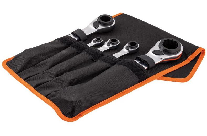 Bahco Ratchet Spanner Set 5Pc 8-36mm Bahco Ratchet Spanner Set 5Pc 8-36mm