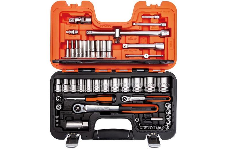BAHCO S560 SOCKET SET 56PC 1/4IN & 1/2SQDR BAHCO S560 SOCKET SET 56PC 1/4IN & 1/2SQDR