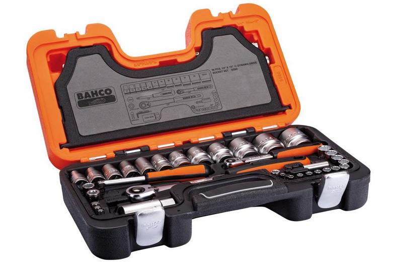 BAHCO S560 SOCKET SET 56PC 1/4IN & 1/2SQDR BAHCO S560 SOCKET SET 56PC 1/4IN & 1/2SQDR