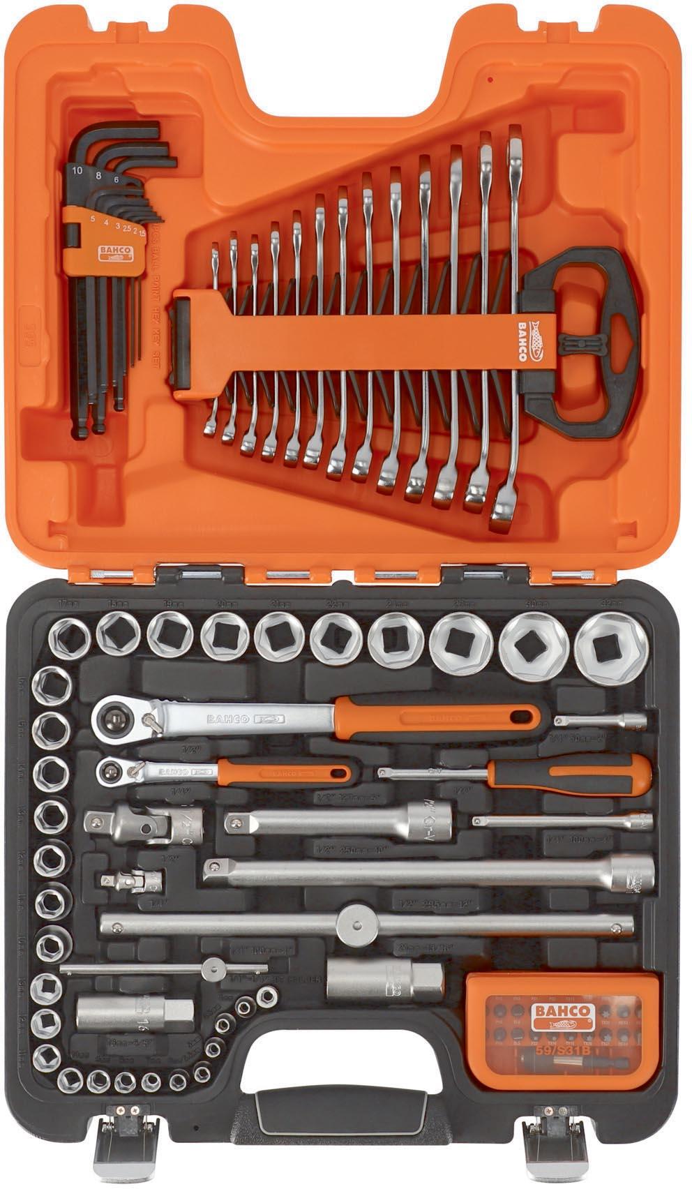 BAHCO 95 PIECE SOCKET & MECH SET