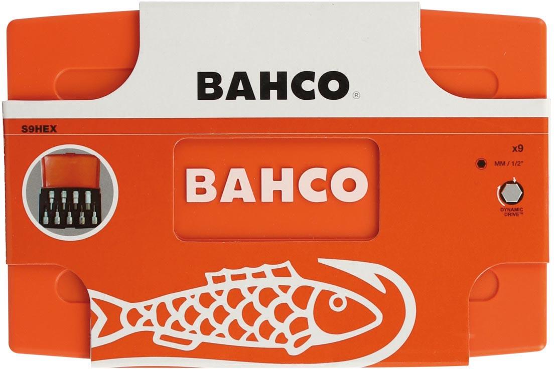 BAHCO 9 PIECE HEX BIT SOCKET SET