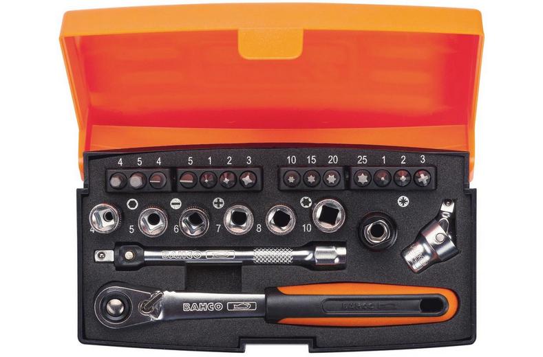 BAHCO SL24 SOCKET SET 24PC 1/4IN DR BAHCO SL24 SOCKET SET 24PC 1/4IN DR