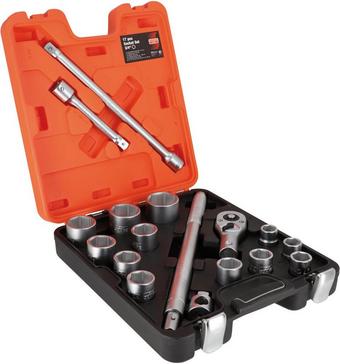 BAHCO SLX17 SOCKET SET  17PC 3/4IN DR