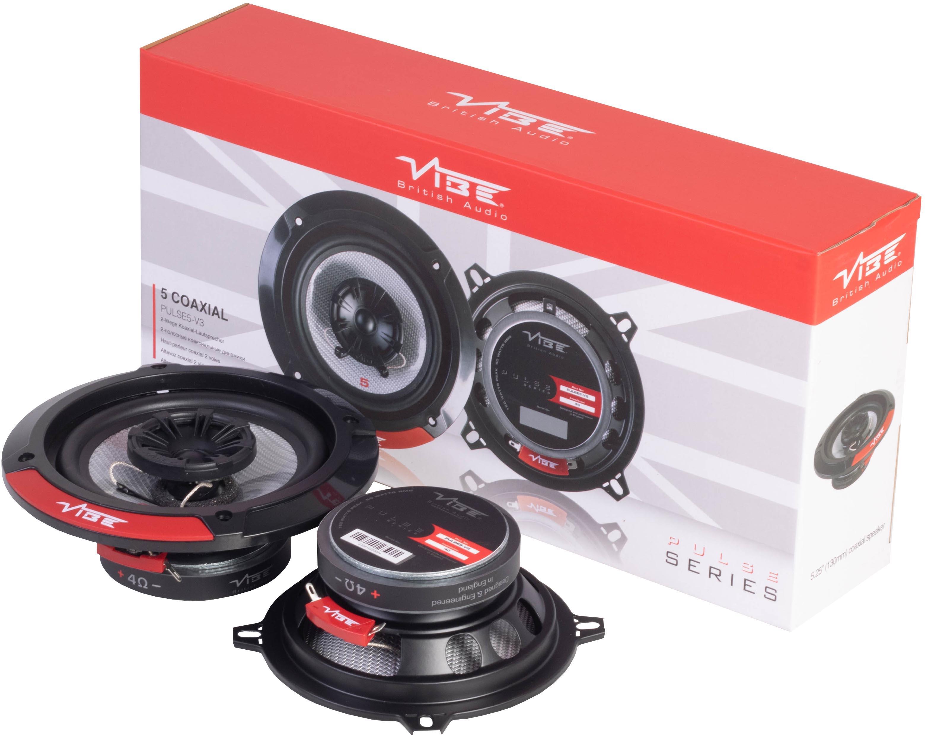 Vibe PULSE6-V3 360W Coaxial Speakers Supplied with Brackets to fit 6.5
