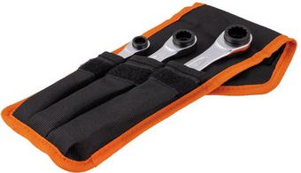 BAHCO S4RM REV RATCHET SPANNER SET 3PC 8-19MM