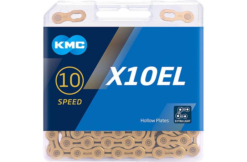 KMC X10EL Ti-N 10 Speed Chain, Gold, 114L KMC X10EL Ti-N 10 Speed Chain, Gold, 114L
