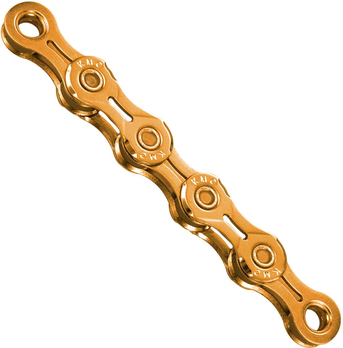 KMC X10EL Ti-N 10 Speed Chain, Gold, 114L