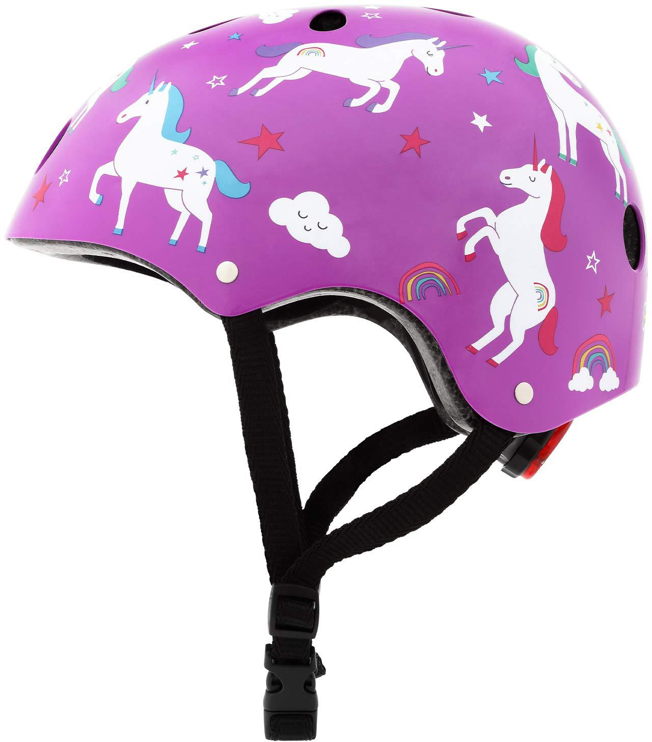 Mini Hornit Unicorn Helmet with LED (48-53cm, 53-58cm)