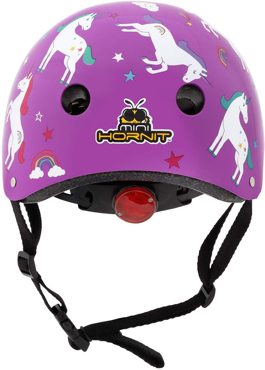 Mini Hornit Unicorn Helmet with LED (48-53cm, 53-58cm)