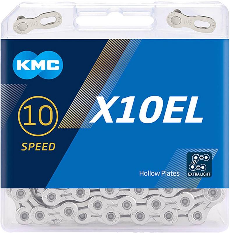 Halfords KMC Kmc X10El 10 Speed Chain, Silver, 114L | Extra 8% off for BC Members