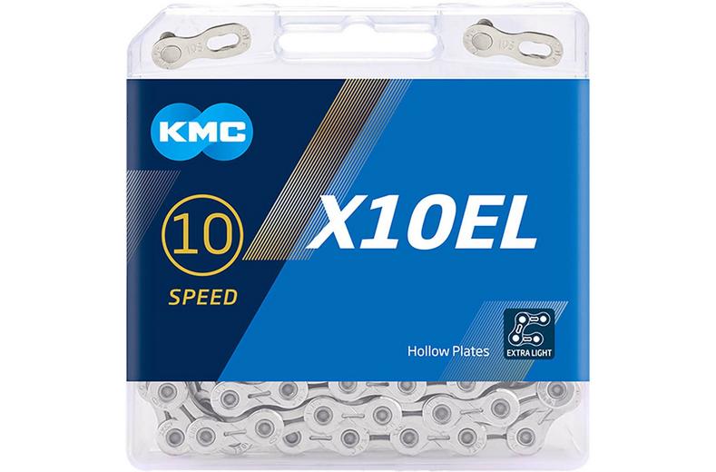 KMC X10EL 10 Speed Chain, Silver, 114L KMC X10EL 10 Speed Chain, Silver, 114L