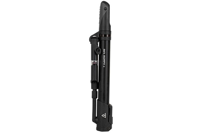 Topeak Mini Morph Hand Pump With Gauge Black Topeak Mini Morph Hand Pump With Gauge Black