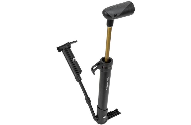 Topeak Mini Morph Hand Pump With Gauge Black Topeak Mini Morph Hand Pump With Gauge Black